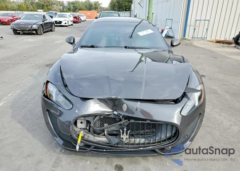 2014 Maserati Granturismo S z USA, uszkodzony, nr VIN ZAM45VLA7E0108087